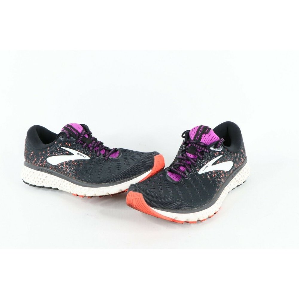 Brooks Glycerin 17 Womens Size 9.5 Neutral Cushion Running Shoes Sneakers Black